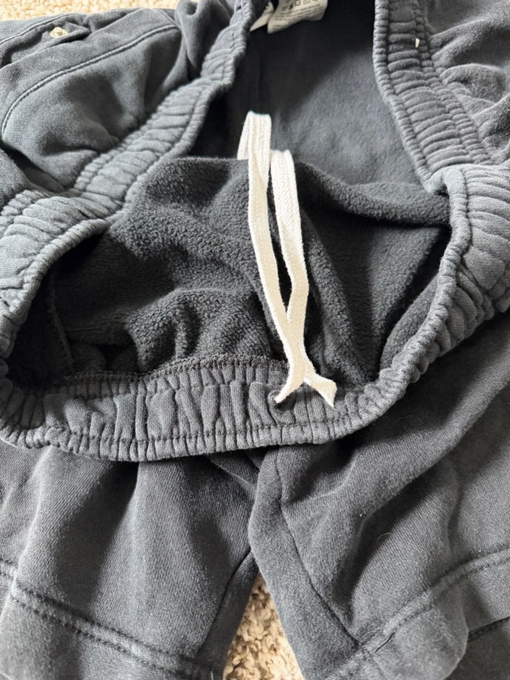 🌿Nike Black Sweatshorts with White Nike Tag